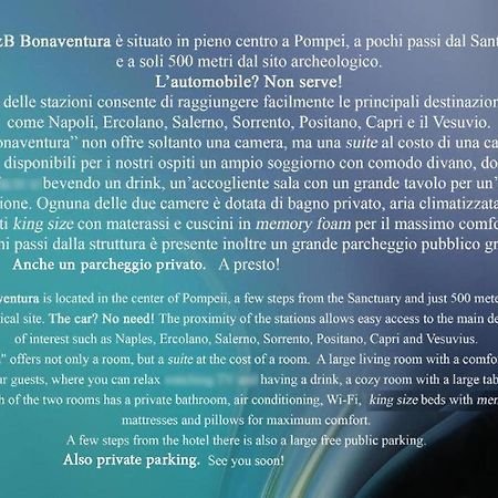 B&B Bonaventura Pompei Bagian luar foto